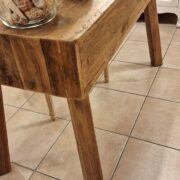 Scrittoio vintage in legno di larice antico. Arredamento classico contemporaneo Siena e Firenze (3)