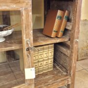 Vetrina antica in legno di olmo primi '900 in finitura naturale decapè. Mobili antichi Siena e Firenze (12)