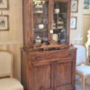 Credenza vetrina Toscana antica in legno di larice metà '800. Mobili antichi Siena e Firenze (10)