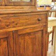 Credenza vetrina Toscana antica in legno di larice metà '800. Mobili antichi Siena e Firenze (3)